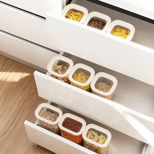 Square Glass Food Storage Jars - Food Storage No Pantry 评论和价格