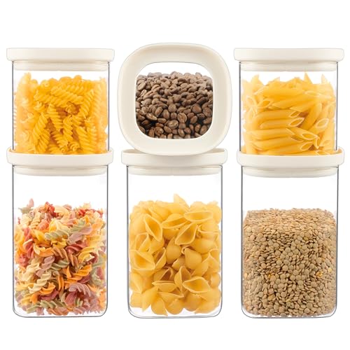 Square Glass Food Storage Jars - Food Storage No Pantry 评论和价格