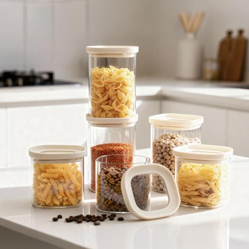 Square Glass Food Storage Jars - Food Storage No Pantry 评论和价格