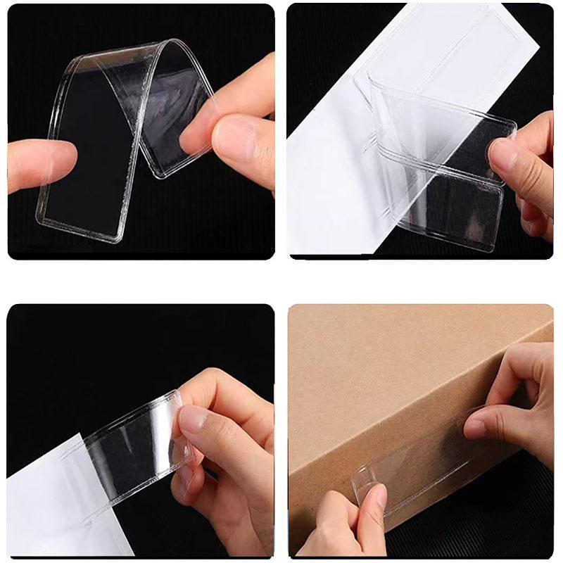 10Pcs Transparent PVC Adhesive - Food Storage No Pantry 评论和价格